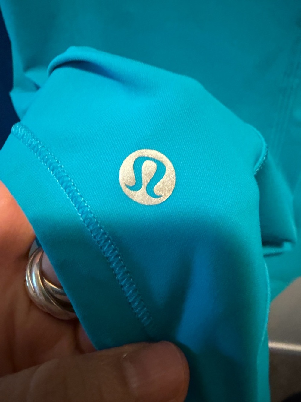 lululemon athletica sculpt Performance Tanks in Teal & Blue - Picture 3 of 5
